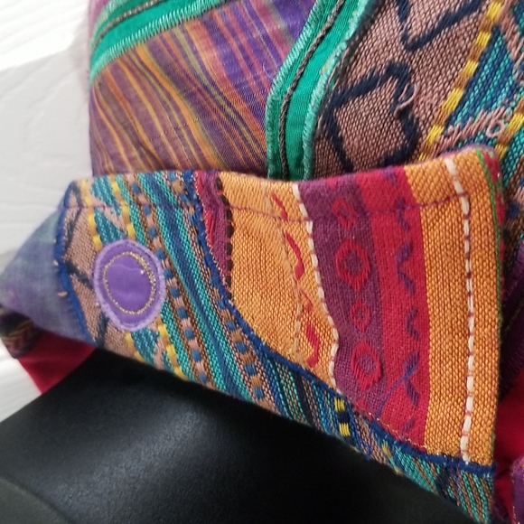 Sharon Anthony women's jacket multicolor wearable art deco size 1X - Picture 9 of 15